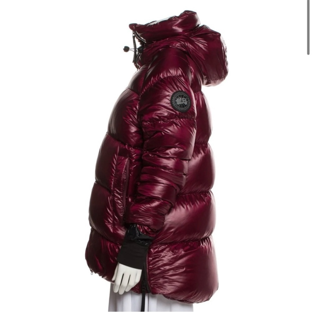Canada Goose Burgundy Puffer Jacket